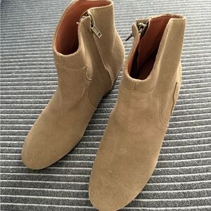 Tan Suede Ankle Boots